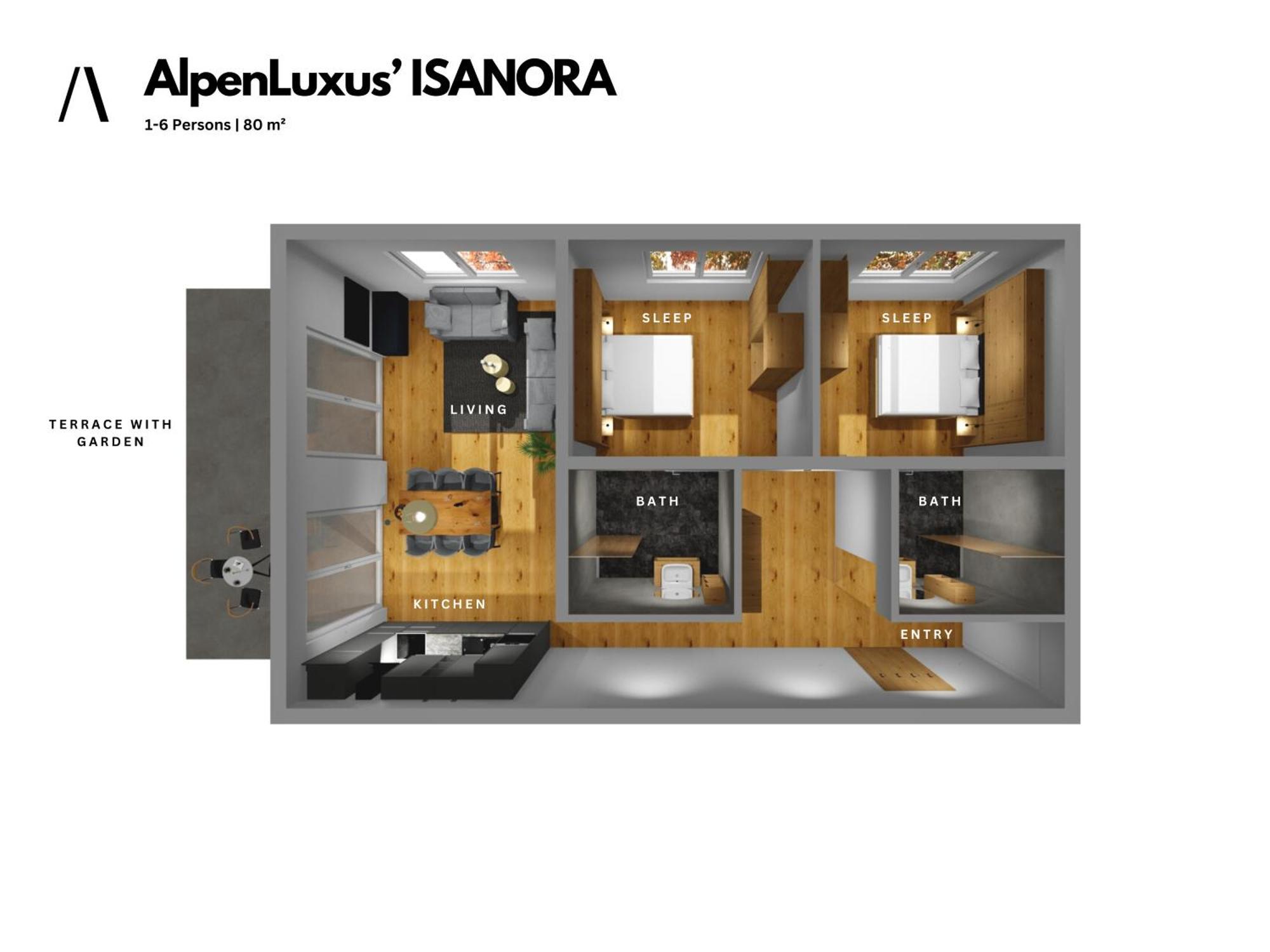 Isanora - Garden & Private Whirlpool By Alpenluxus Appartements Fugen Bagian luar foto